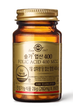 1. 솔가 엽산 400 100정